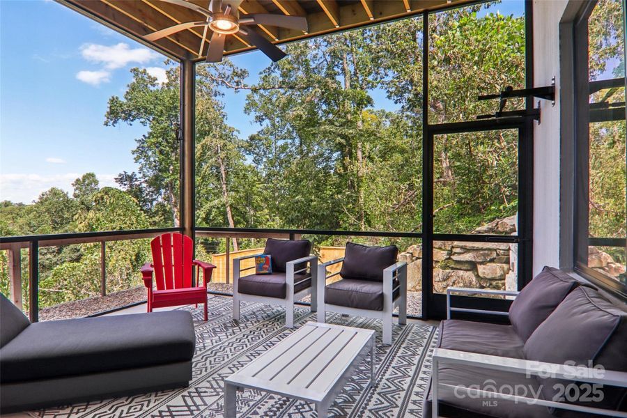 Furnished interior view inside a new home in , Hendersonville (Image 26).