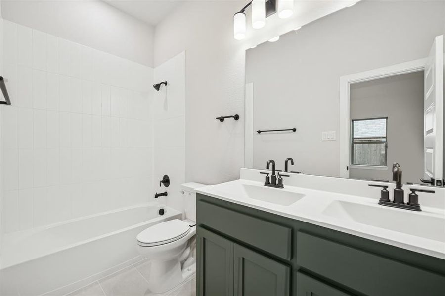 Furnished interior view inside a new home in Talia – Garden Series, Mesquite (Image 8).