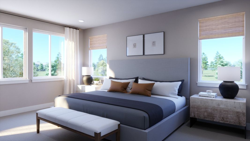 Representative furnished interior of a home built from the 3 by Trumark Homes in Independence, Elizabeth (Image 9).