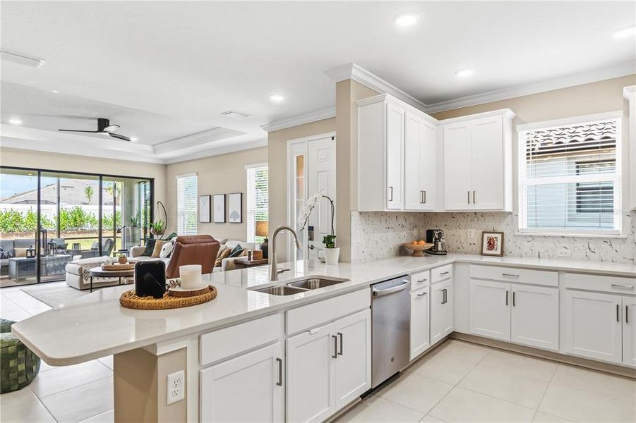 Furnished interior view inside a new home in , Lakewood Ranch (Image 12).