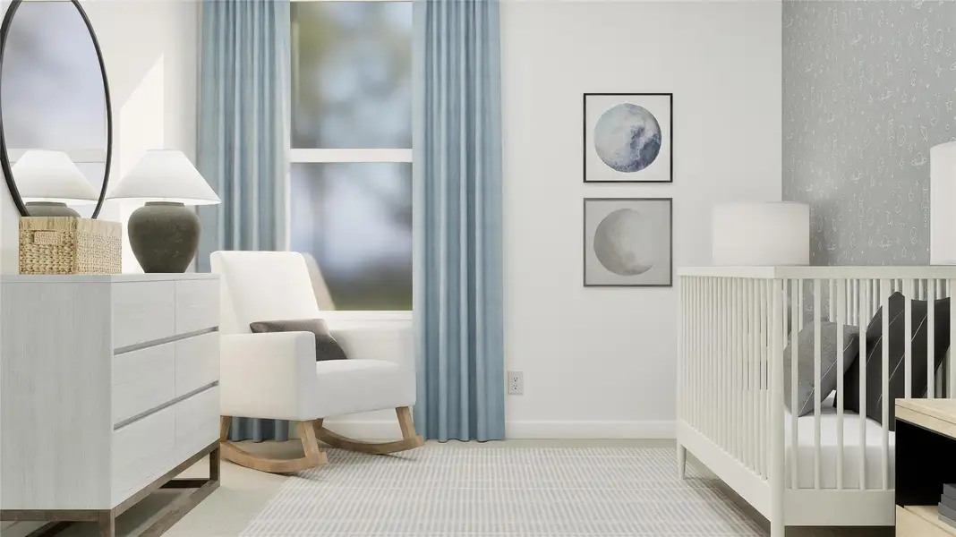 Furnished interior view inside a new home in Clayton Ranch: Classic Collection, Copperas Cove (Image 5). Furnished interior view inside a new home in Clayton Ranch: Classic Collection, Copperas Cove (Image 5).