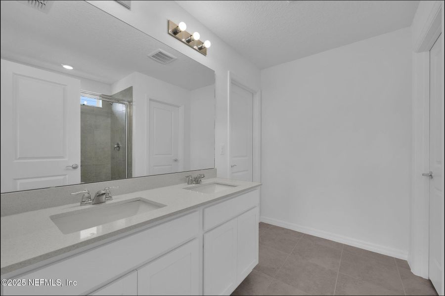 Furnished interior view inside a new home in Wells Landing, Jacksonville (Image 7). Furnished interior view inside a new home in Wells Landing, Jacksonville (Image 7).