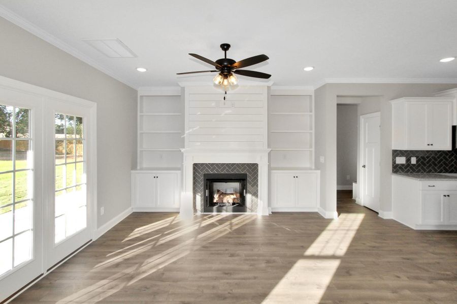 Representative unfurnished interior of a home built from the Furyk by RiverWILD Homes in Alton Fields, Coats (Image 23). Representative unfurnished interior of a home built from the Furyk by RiverWILD Homes in Alton Fields, Coats (Image 23).