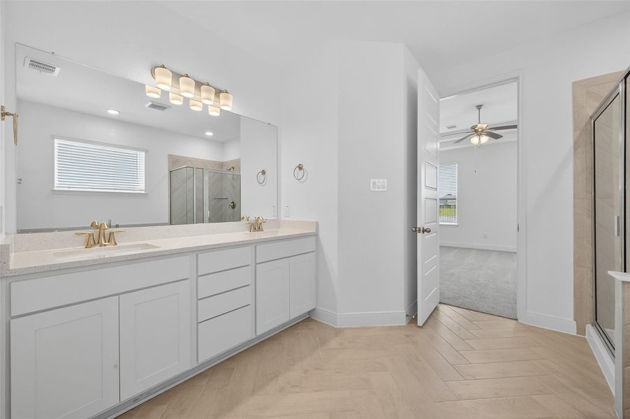 Furnished interior view inside a new home in Lago Mar, Texas City (Image 15).