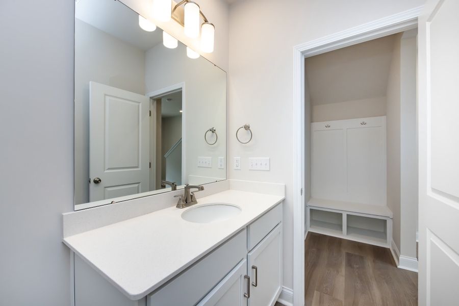 Furnished interior view inside a new home in Archer Row, Charlotte (Image 7). Furnished interior view inside a new home in Archer Row, Charlotte (Image 7).