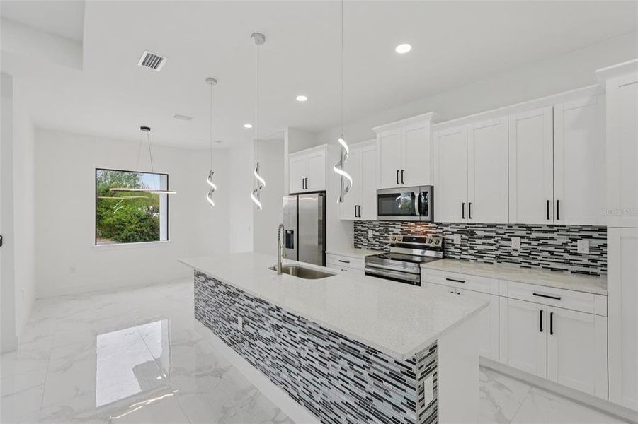 Furnished interior view inside a new home in , Cape Coral (Image 6).