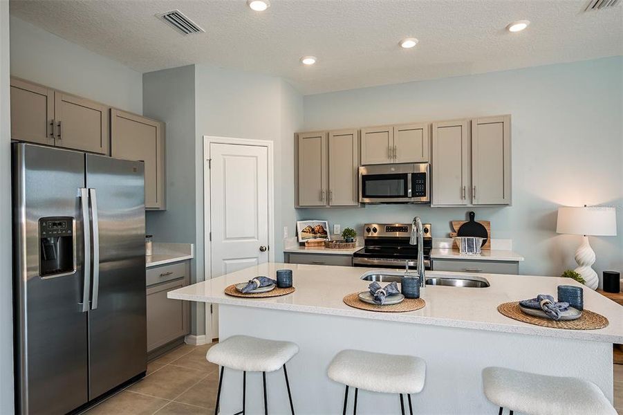 Furnished interior view inside a new home in Waterstone Townhomes, Groveland (Image 18).