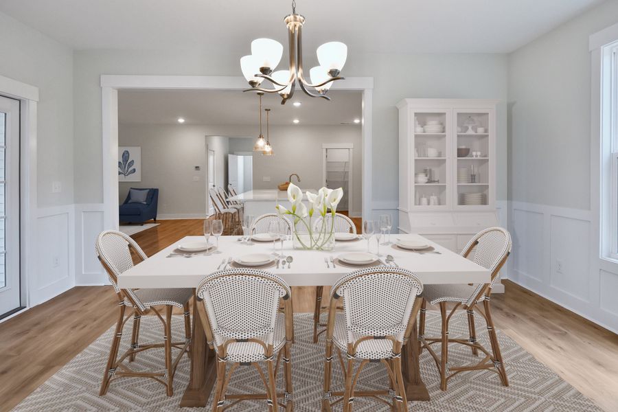 Representative furnished interior of a home built from the Armstrong by Stevens Fine Homes in Parkwood Estates, Leland (Image 8).