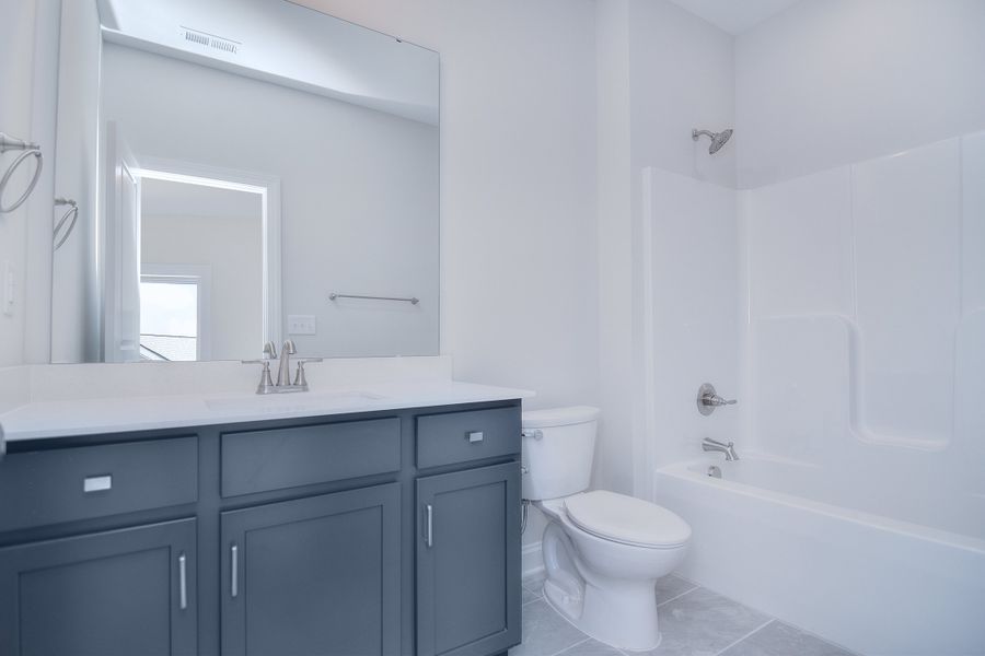 Representative furnished interior of a home built from the St Andrews by Greybrook Homes in Edmunds Farm, Clover (Image 5).