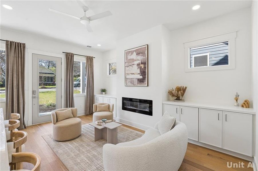 Furnished interior view inside a new home in , Atlanta (Image 30).