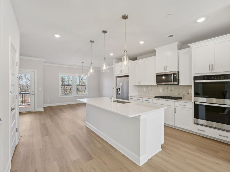 Furnished interior view inside a new home in Hemingway - Highland Series, Cumming (Image 5).