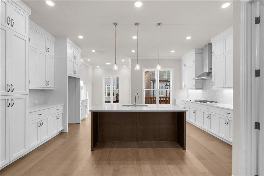 Furnished interior view inside a new home in , Johns Creek (Image 12).