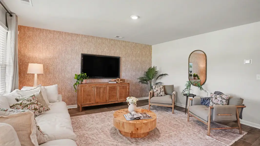 Furnished interior view inside a new home in Evington Place, Longs (Image 9).