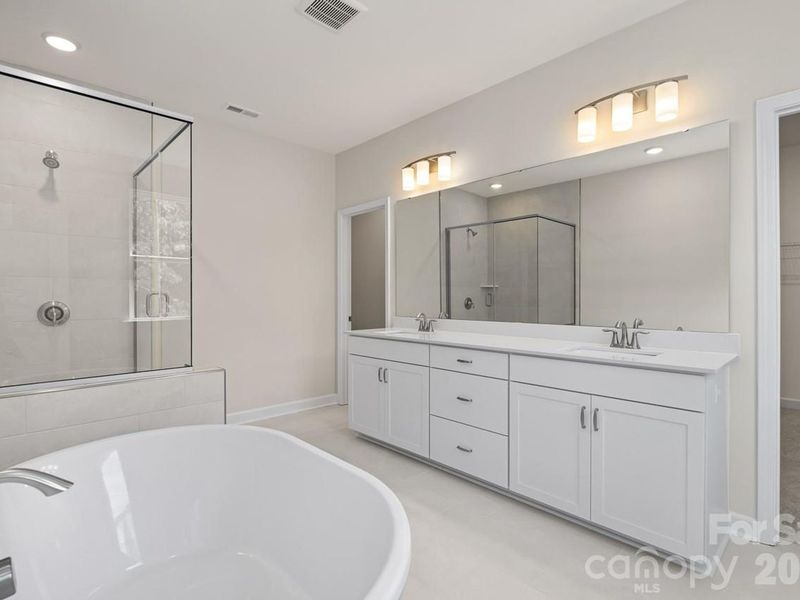 Furnished interior view inside a new home in Enclave at Belmont, Belmont (Image 5).