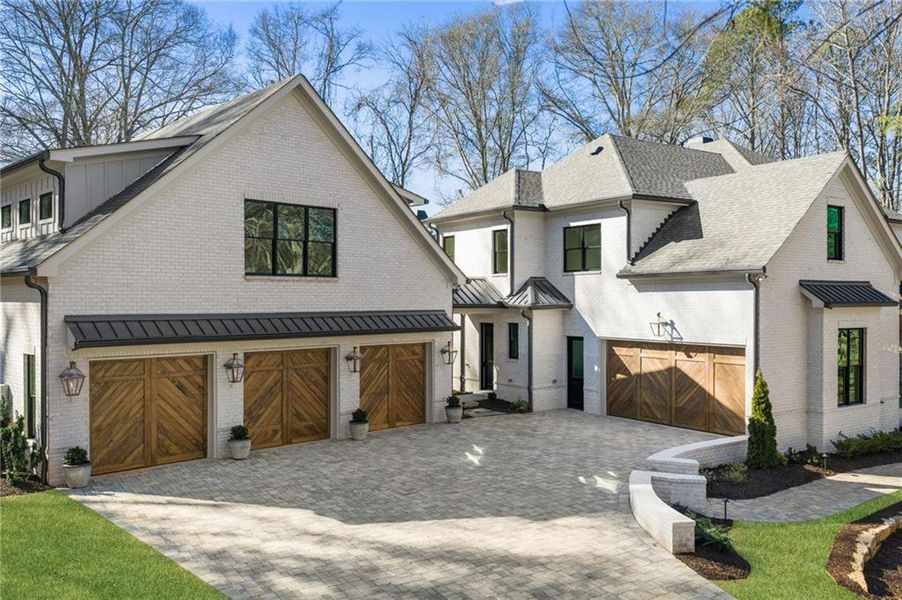 Front exterior of a new home in , Alpharetta, GA, highlighting curb appeal (Image 25).