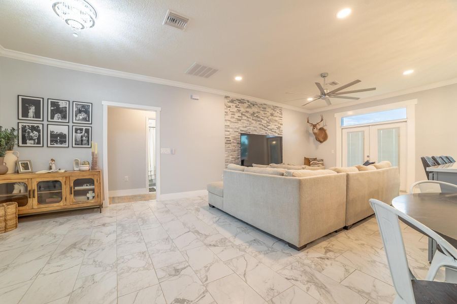 Furnished interior view inside a new home in , Okeechobee (Image 11). Furnished interior view inside a new home in , Okeechobee (Image 11).