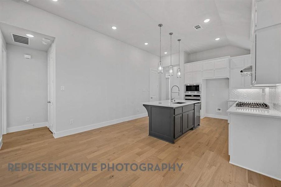 Furnished interior view inside a new home in The Parks at Wilson Creek, Celina (Image 3).