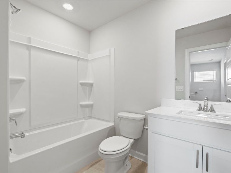 Furnished interior view inside a new home in Avalon Townes, Lyman (Image 7).