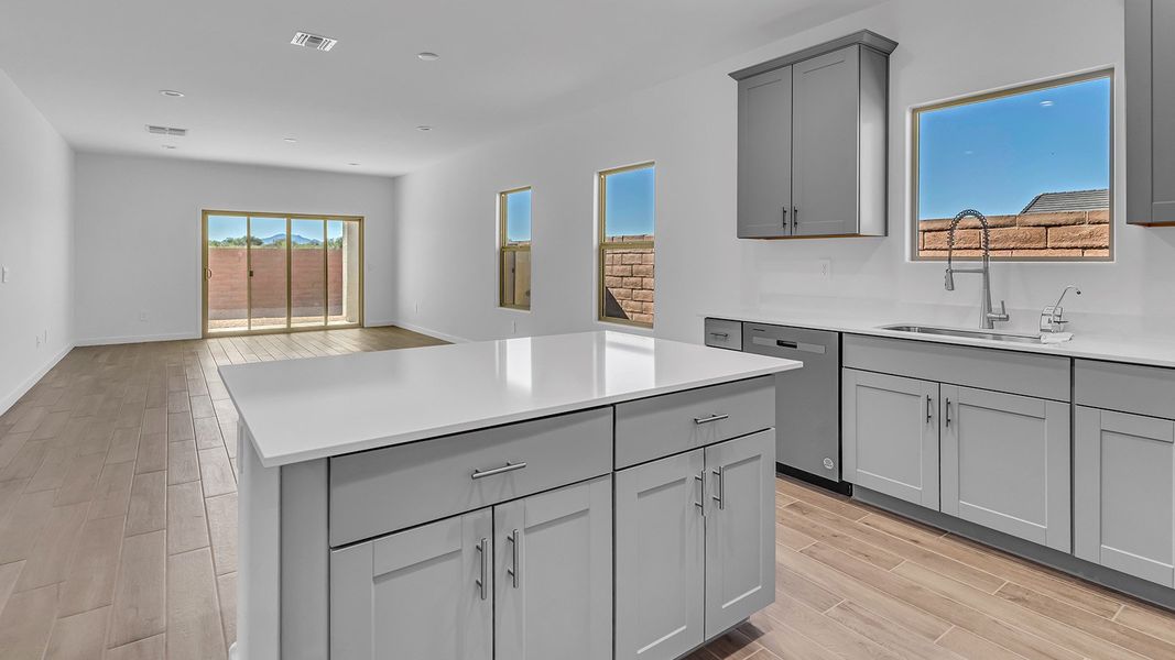 Representative furnished interior of a home built from the Parker by D.R. Horton in The Oasis at Rocking K, Vail (Image 5).