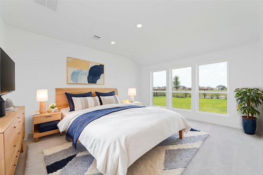 Furnished interior view inside a new home in , Katy (Image 12).