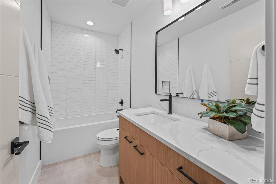 Furnished interior view inside a new home in , Denver (Image 30).