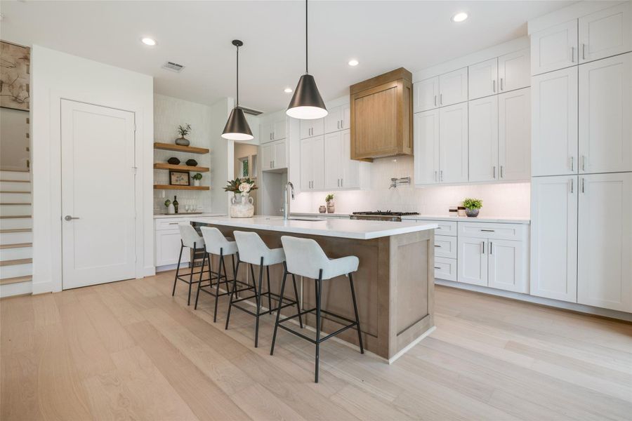 Furnished interior view inside a new home in , Houston (Image 37).