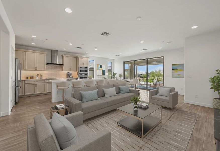 Virtually Staged Trilogy Verde River Valletta HS 981 Great Room - 2 of 22 Virtually Staged Trilogy Verde River Valletta HS 981 Great Room - 2 of 22