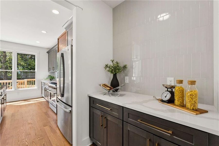 Furnished interior view inside a new home in , Atlanta (Image 5). Furnished interior view inside a new home in , Atlanta (Image 5).