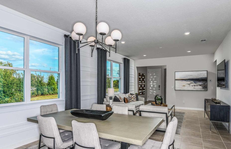 Furnished interior view inside a new home in Del Webb Stone Creek, Ocala (Image 13). Furnished interior view inside a new home in Del Webb Stone Creek, Ocala (Image 13).