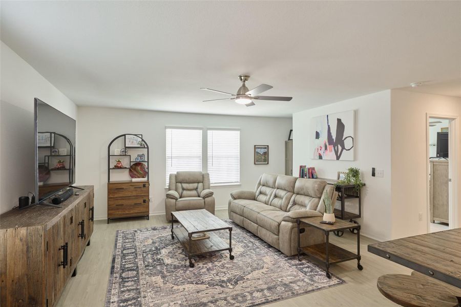 Furnished interior view inside a new home in The Pines At Seven Coves, Willis (Image 35).