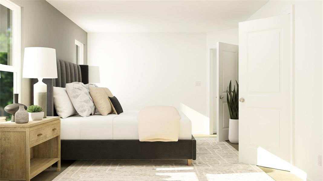 Furnished interior view inside a new home in Woodfield Preserve: Ridgepointe Collection, Georgetown (Image 9). Furnished interior view inside a new home in Woodfield Preserve: Ridgepointe Collection, Georgetown (Image 9).