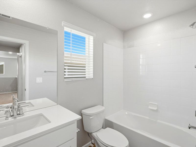 Furnished interior view inside a new home in Lorson Ranch: The Trail Collection, Colorado Springs (Image 7).