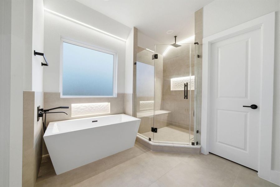 Furnished interior view inside a new home in , Houston (Image 17).