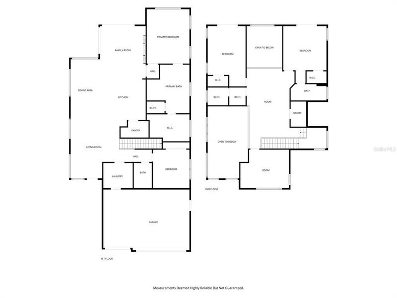 2D floor plan layout of this home in Hampton Green at Providence, Davenport, FL (Image 7).