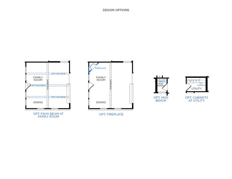 2D floor plan layout for the Amalfi by Tricoast Homes in River Ranch 55', Dayton, TX (Image 4). 2D floor plan layout for the Amalfi by Tricoast Homes in River Ranch 55', Dayton, TX (Image 4).