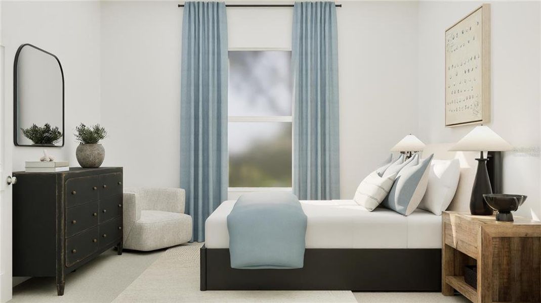 Furnished interior view inside a new home in , Clermont (Image 13).