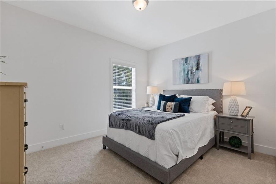Furnished interior view inside a new home in , Suwanee (Image 7).
