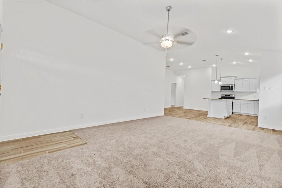 Spacious, unfurnished interior of a new home in Butler Farms, Liberty Hill (Image 22). Spacious, unfurnished interior of a new home in Butler Farms, Liberty Hill (Image 22).