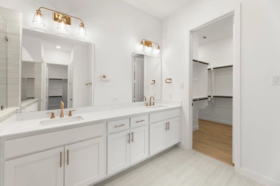 Primary Bathroom Inspired by the Serene Collection