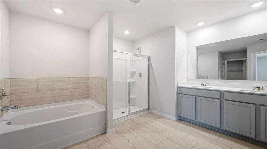 Furnished interior view inside a new home in Independence Villas and Townhomes, Loganville (Image 4).