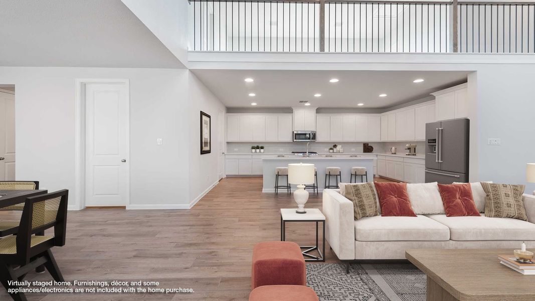 Furnished interior view inside a new home in Avondale 40', Fate (Image 3).