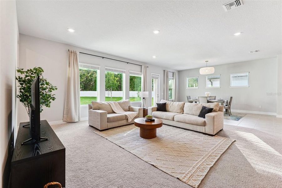 Furnished interior view inside a new home in Copeland Creek, Odessa (Image 7). Furnished interior view inside a new home in Copeland Creek, Odessa (Image 7).