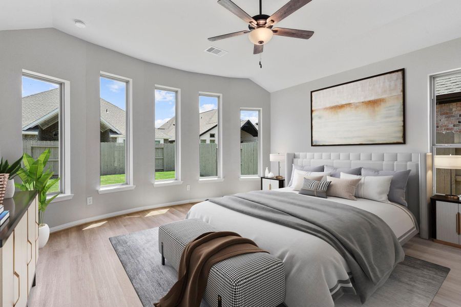 Furnished interior view inside a new home in Pomona 60', Manvel (Image 11). Furnished interior view inside a new home in Pomona 60', Manvel (Image 11).