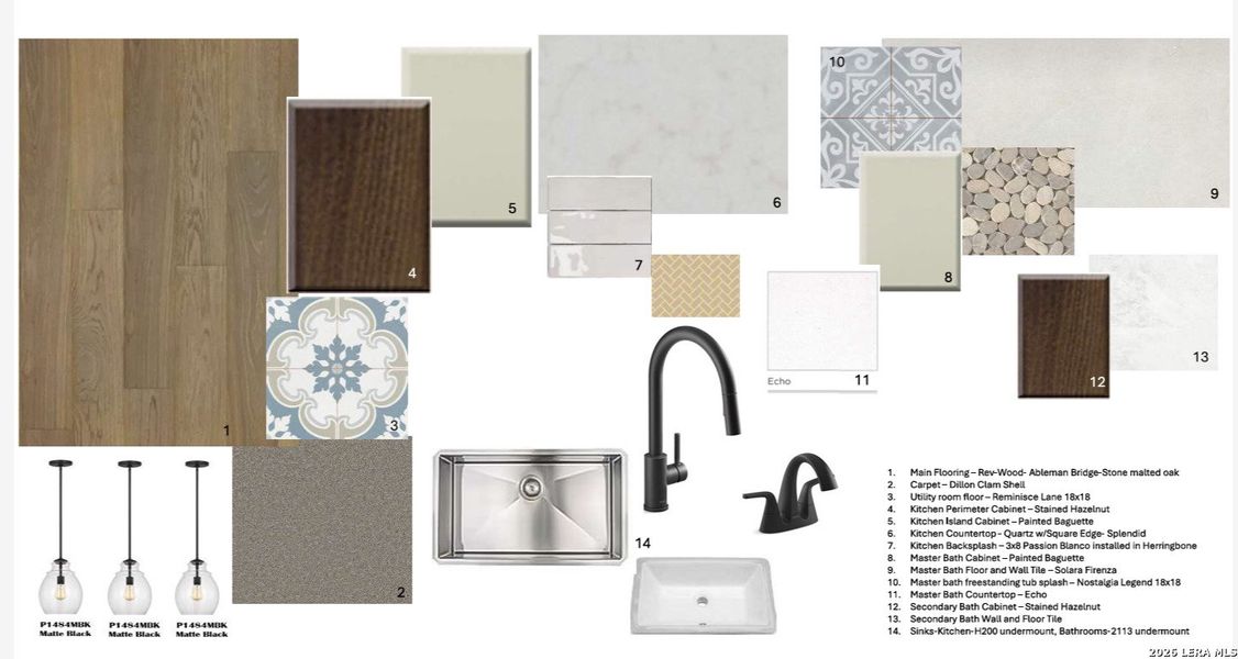 Sample of building materials used in homes in Buffalo Crossing, Cibolo (Image 3). Sample of building materials used in homes in Buffalo Crossing, Cibolo (Image 3).