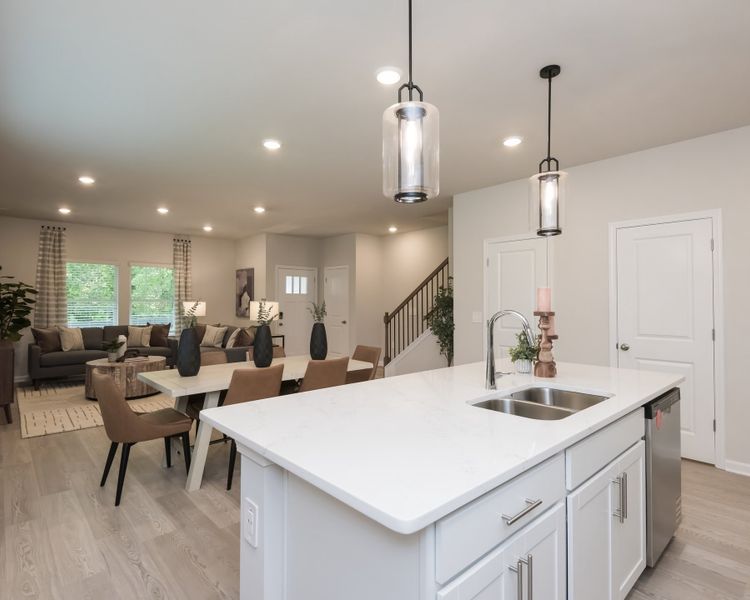 Furnished interior view inside a new home in Avalon - Vista Series, Conyers (Image 5).