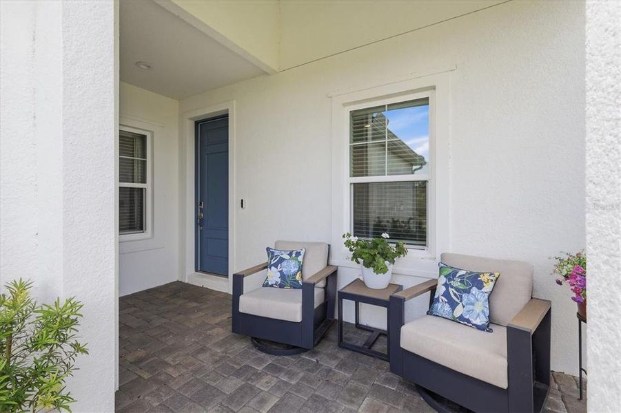 Exterior details and patio area of a home in , Venice (Image 3). Exterior details and patio area of a home in , Venice (Image 3).