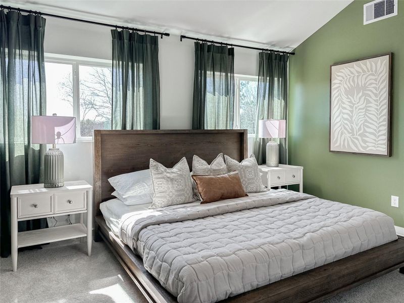 Furnished interior view inside a new home in , Conroe (Image 31).