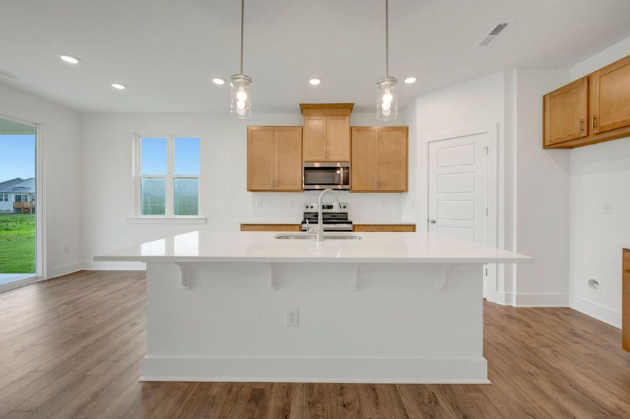 Furnished interior view inside a new home in Fox Field Farms, Broadway (Image 5).