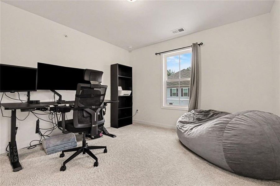 Furnished interior view inside a new home in Gates at Hamilton Grove, Marietta (Image 4). Furnished interior view inside a new home in Gates at Hamilton Grove, Marietta (Image 4).