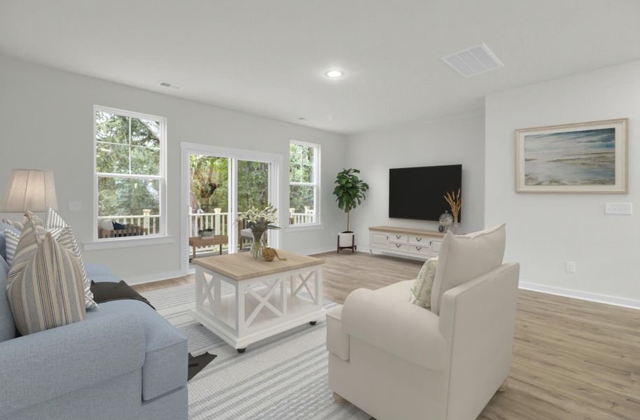 Furnished interior view inside a new home in , Johns Island (Image 24). Furnished interior view inside a new home in , Johns Island (Image 24).